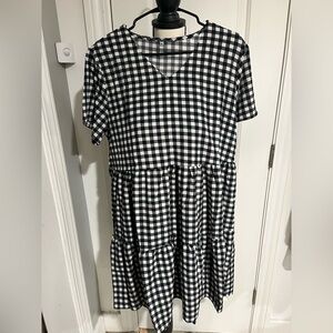 Women’s Loose Flowy Gingham Dress Size X-Large